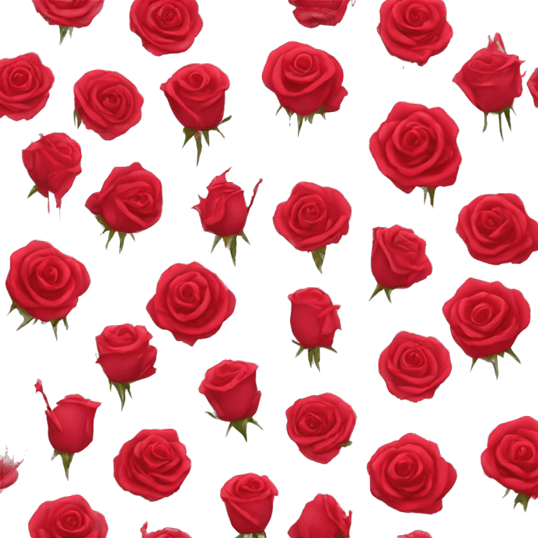 bleeding rose emoji