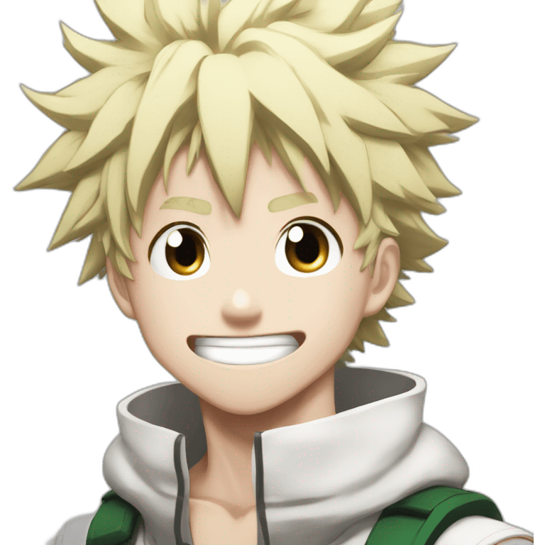 Bakugo my hero academia manga emoji