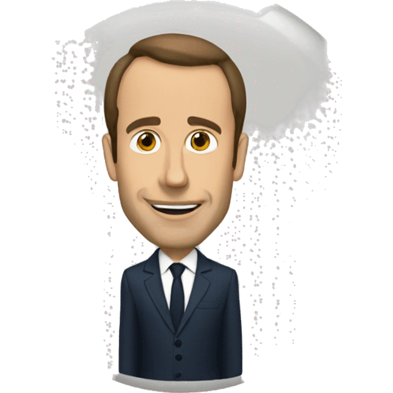 Macron choqué  emoji