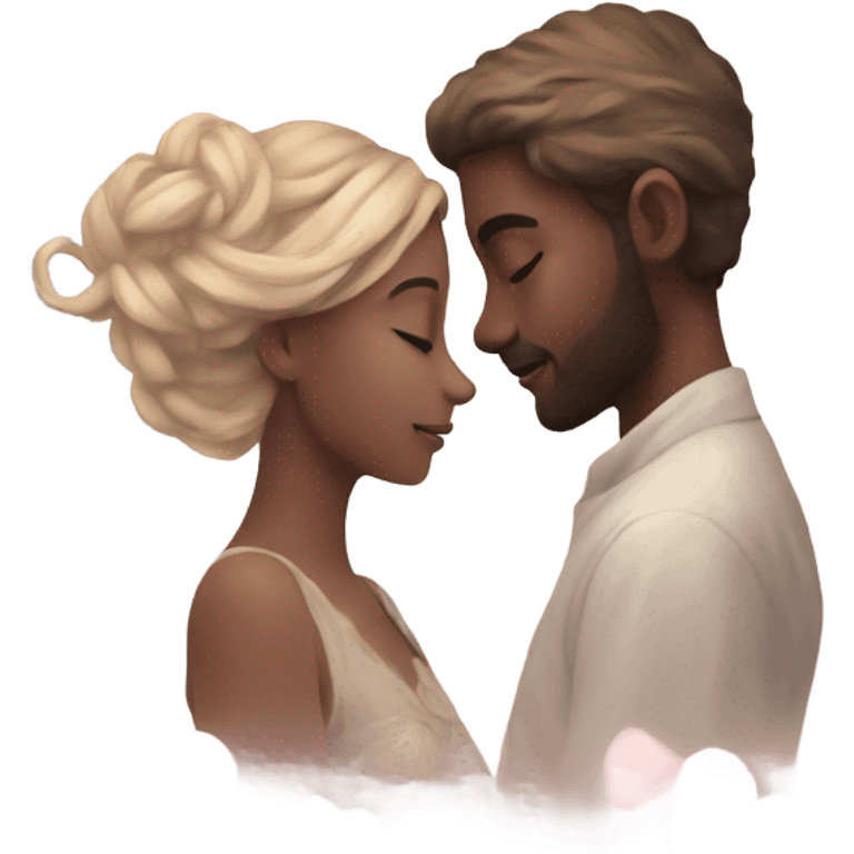 A romantic and ethereal digital art piece emoji