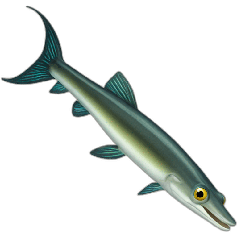 Black sea needlefish emoji