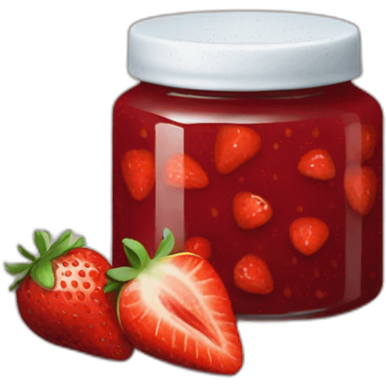 Strawberry jam emoji