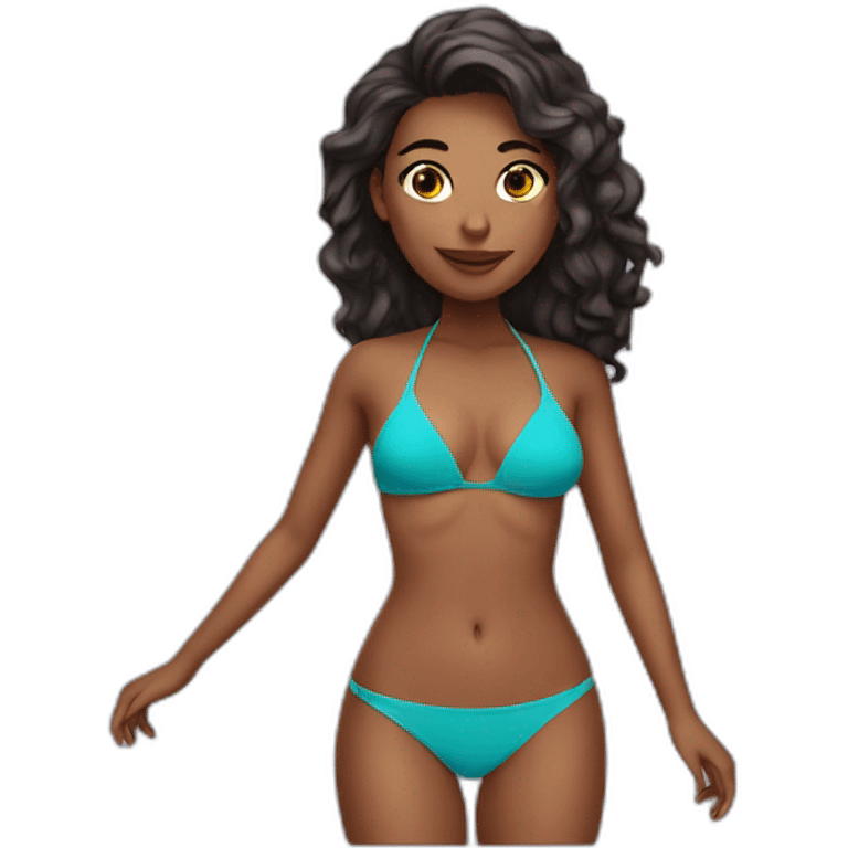 Woman in small Bikini emoji