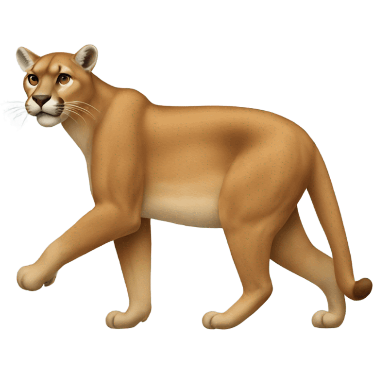 walking cougar emoji