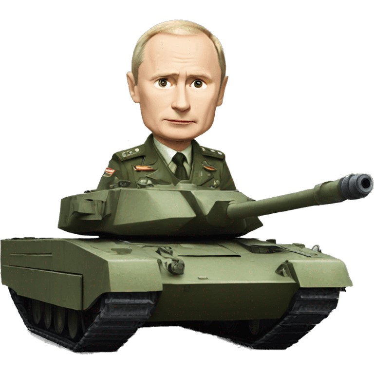 Putin with tank emoji