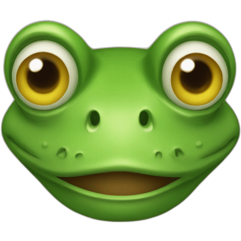 man headed frog emoji