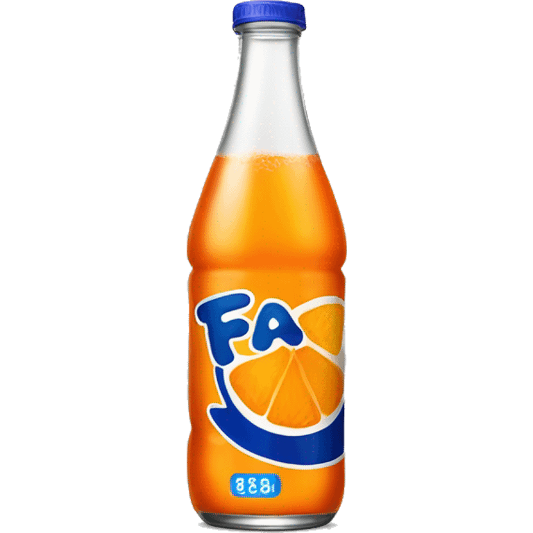 Fanta Drink in glass bottle emoji