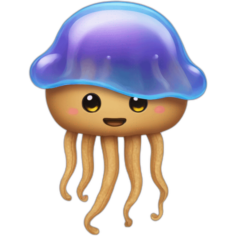 Peanut butter cute jellyfish mad emoji