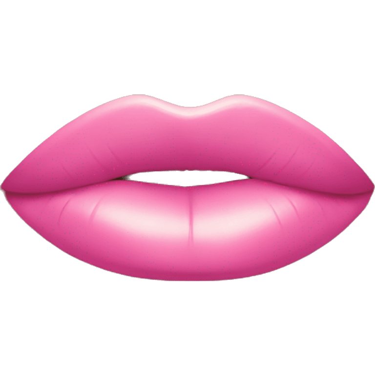 pink cute gloss lip emoji