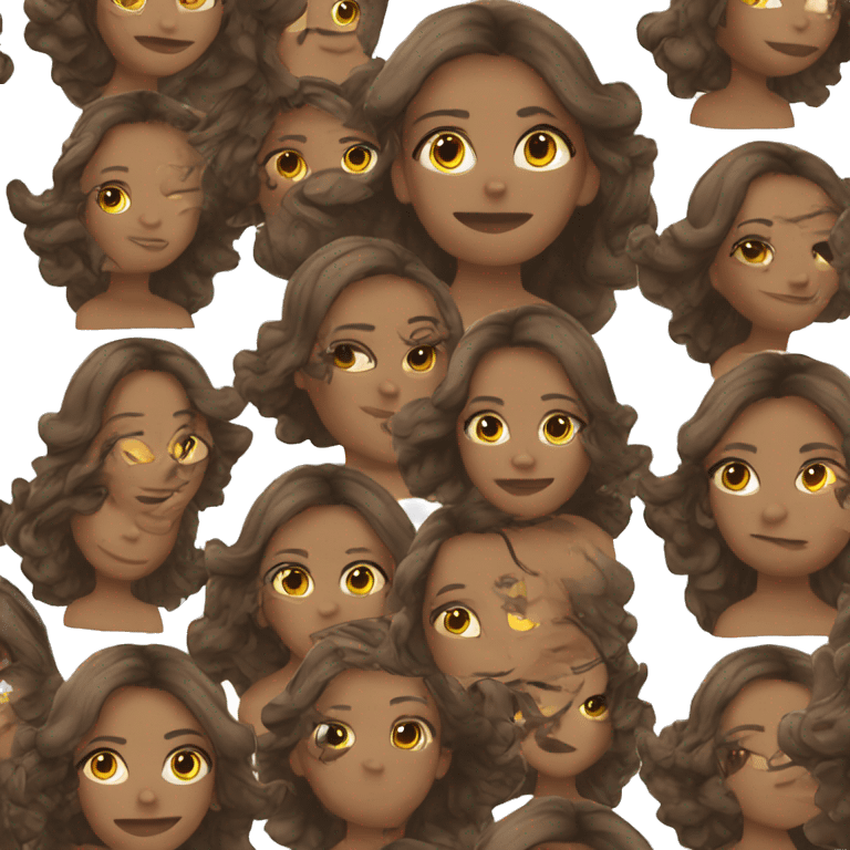 Attractive woman black angel emoji