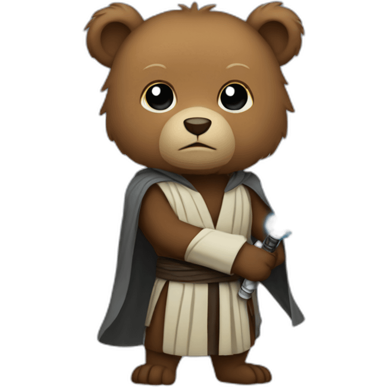 jedi bear emoji