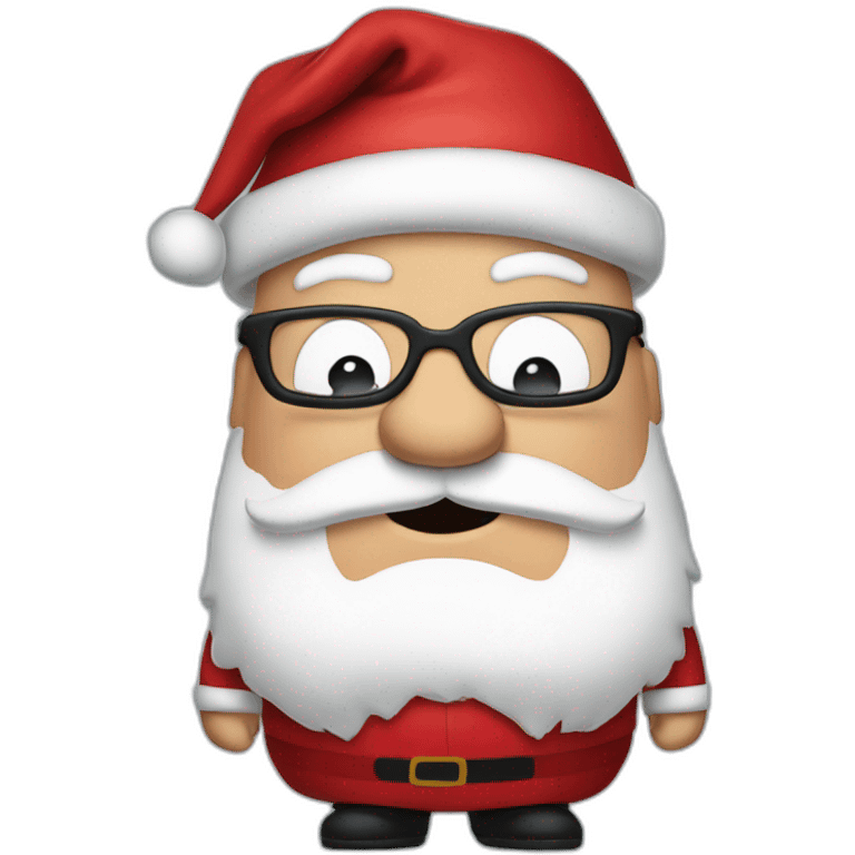 peter griffin dressed as santa claus emoji