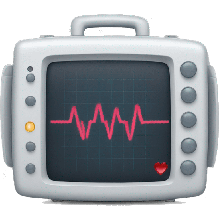 heart monitor emoji