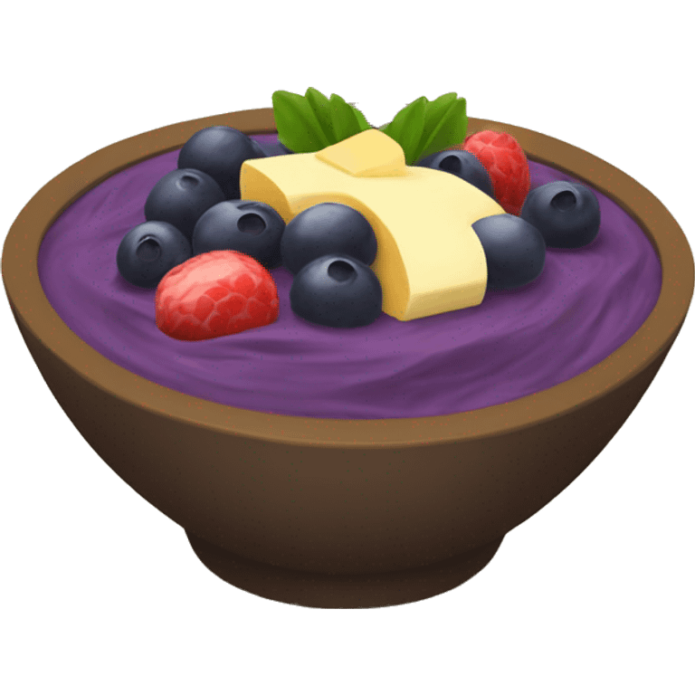 Acai bowl emoji