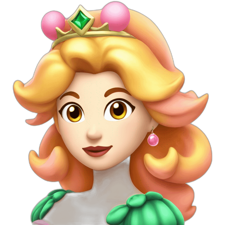 Princess Peach beauty emoji