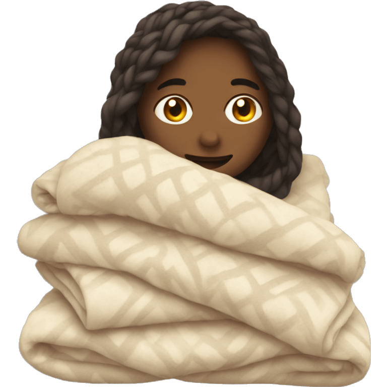 Cozy blanket emoji