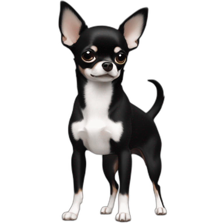 All Black Chihuahua black blackall black emoji