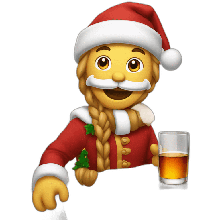 Per Noël qui boit du whisky  emoji