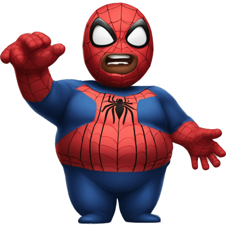 Fat fat fat spiderman emoji