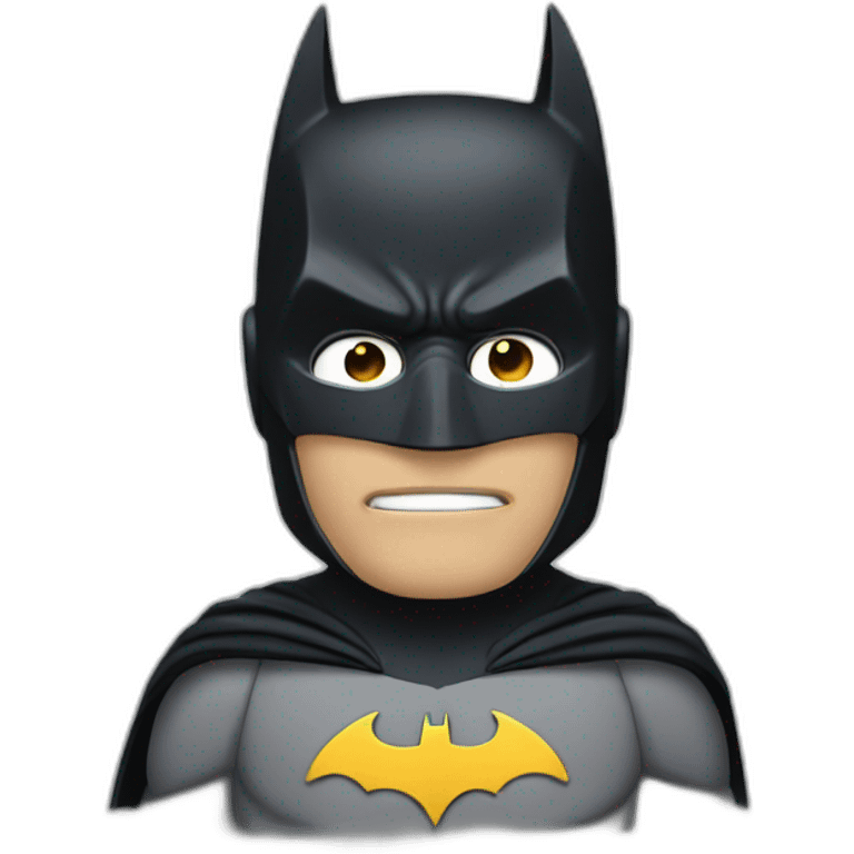 batman with mask emoji