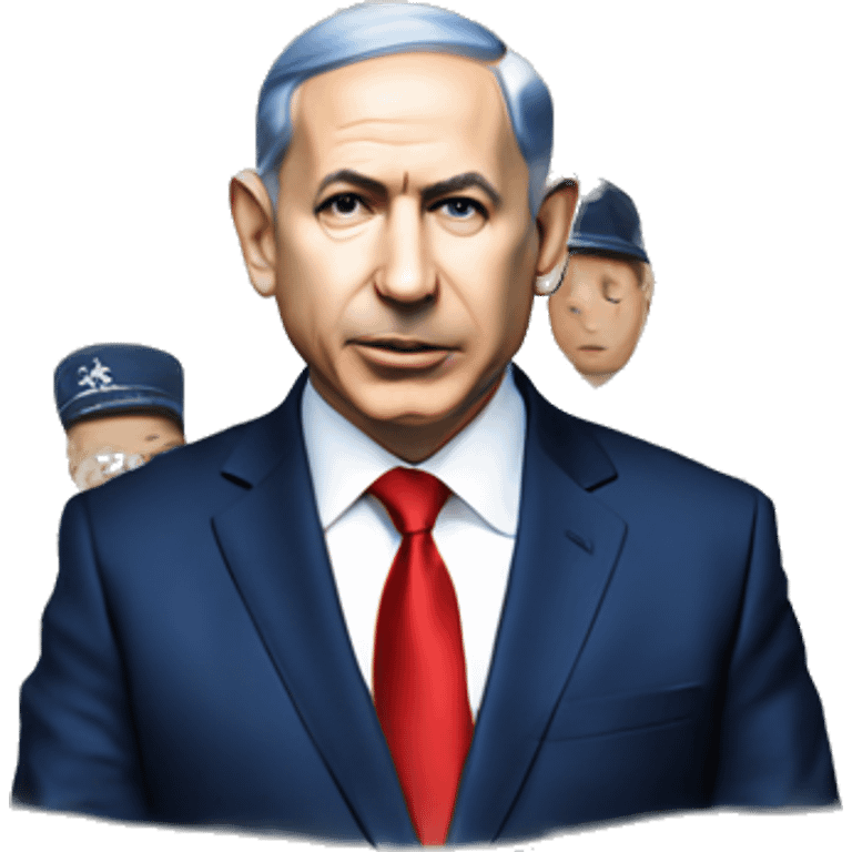 Netanyahu in Kippah emoji