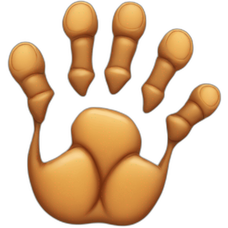 Dinosaur paw emoji