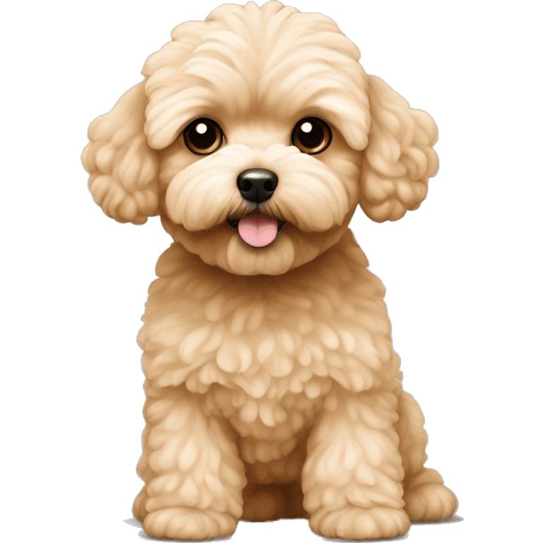 tan maltipoo emoji