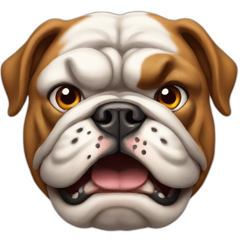 angry british bulldog emoji