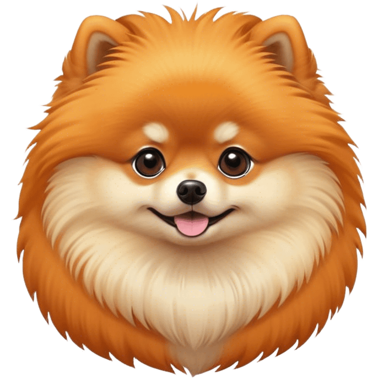 Pomeranian dog emoji