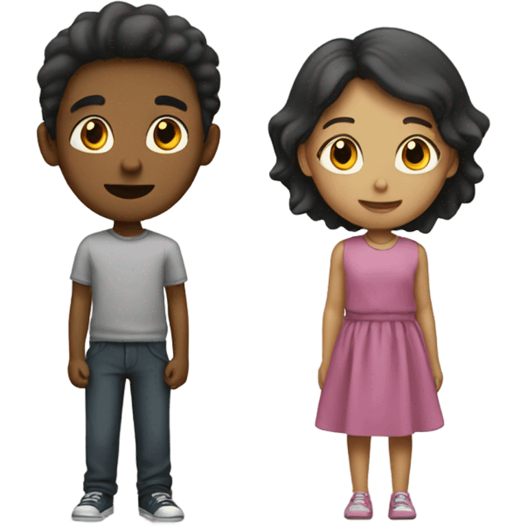 Boy and girl emoji