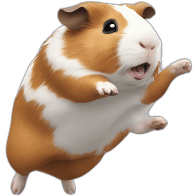 Guinea pig jumping emoji