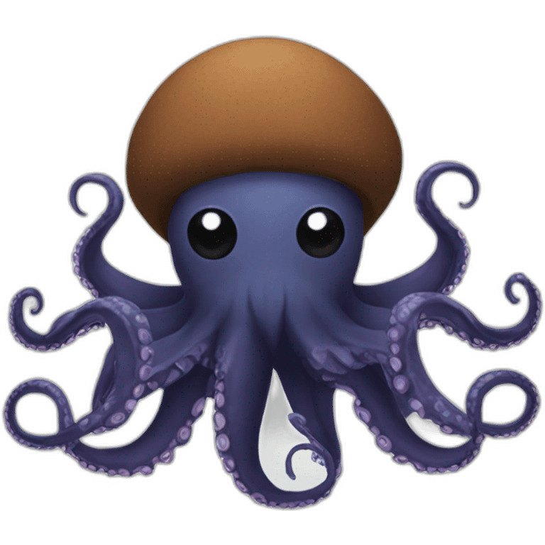 octopus black beard emoji