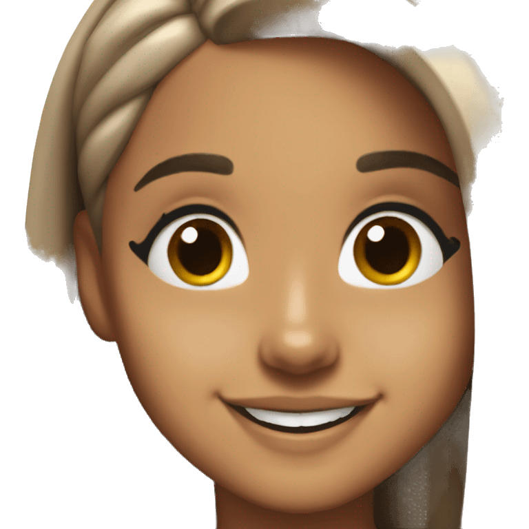 ariana grande smiling emoji