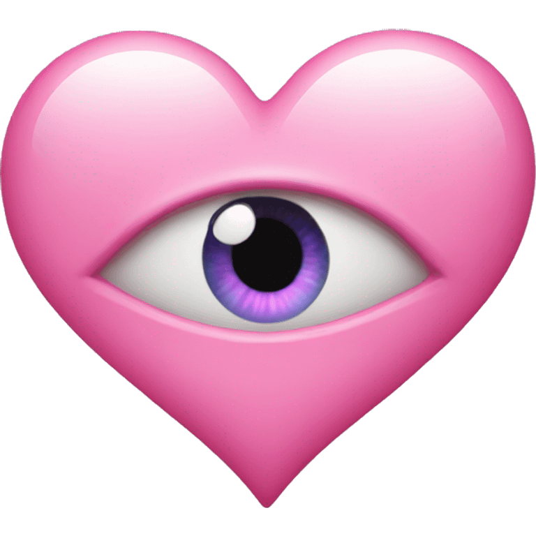 pink heart eye emoji emoji