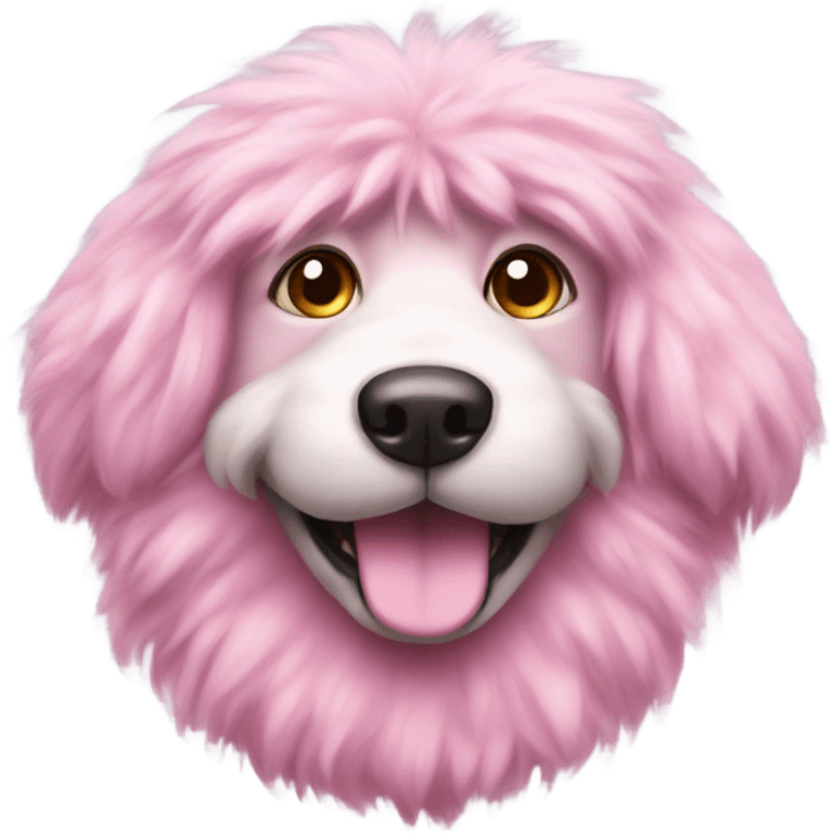 pink dog emoji