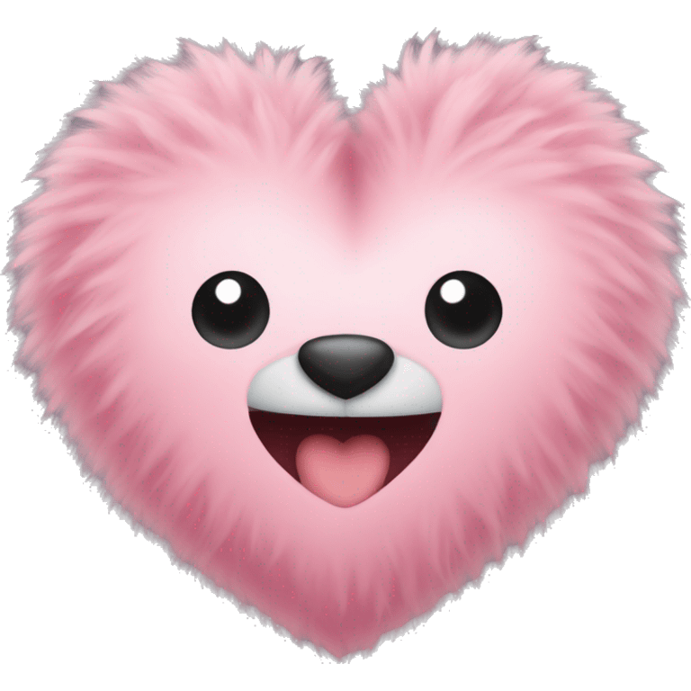 fluffy simple heart emoji