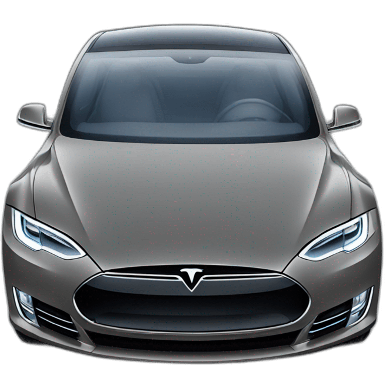 La voiture tesla emoji