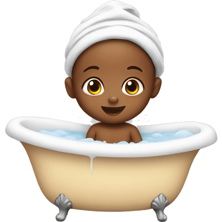 baby in bath  emoji