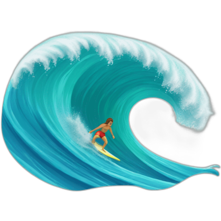 surf wave emoji