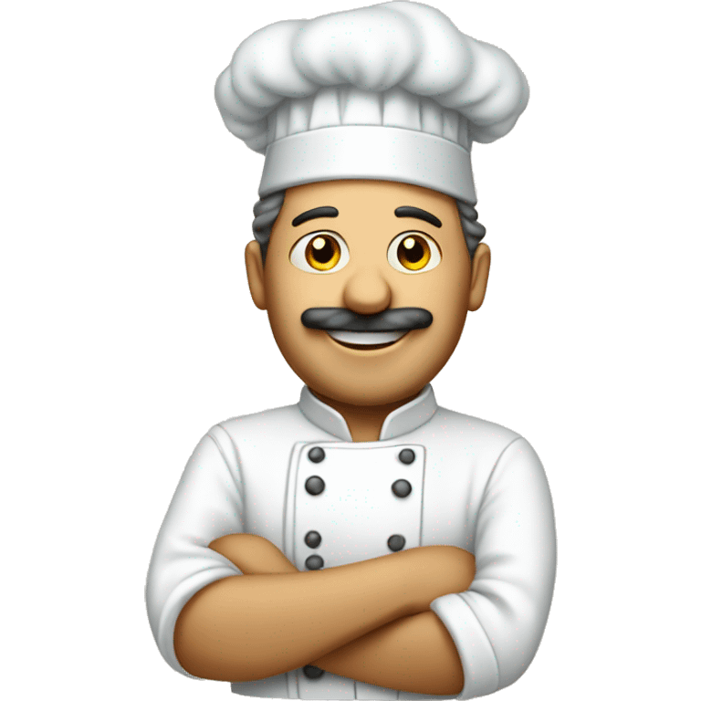 Italian chef on a cloud emoji