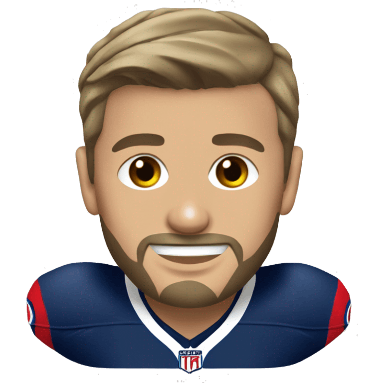 David-Beckham in a jersey emoji