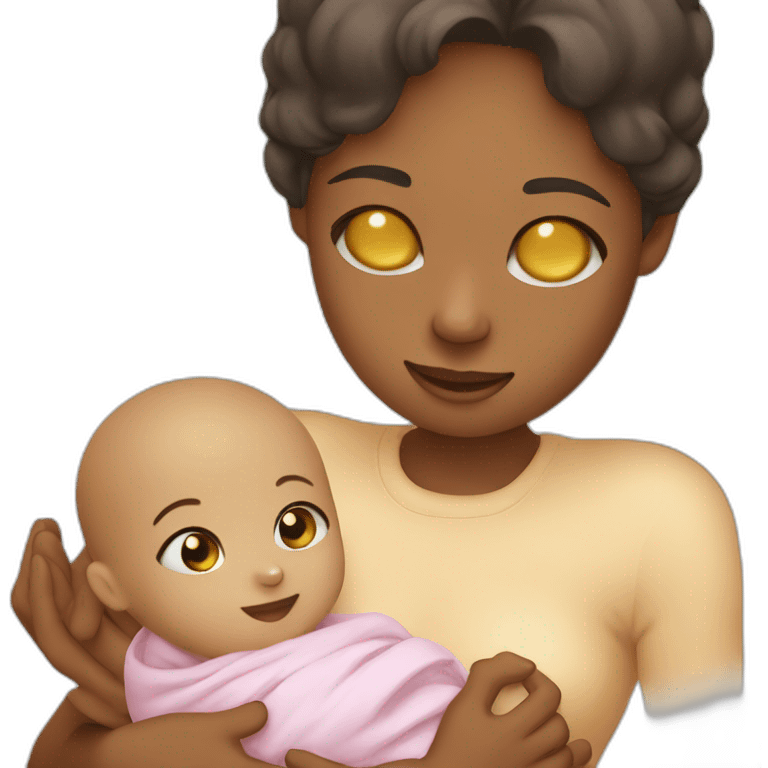 caring for the baby emoji