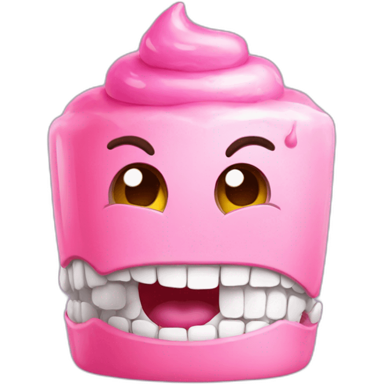 gum having a birthday emoji