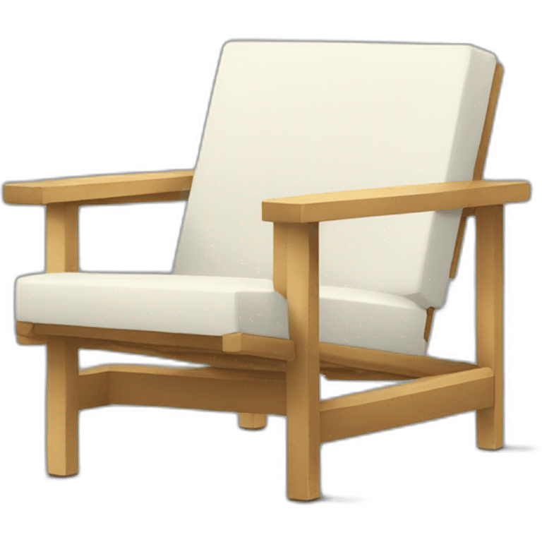 lounge chair by rietveld emoji