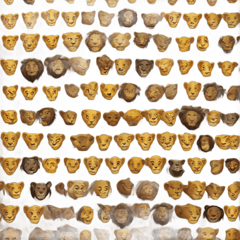 the lion king emoji