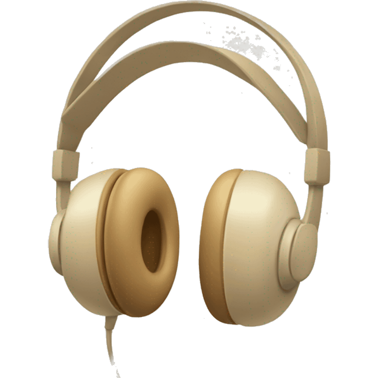 beige headphones emoji