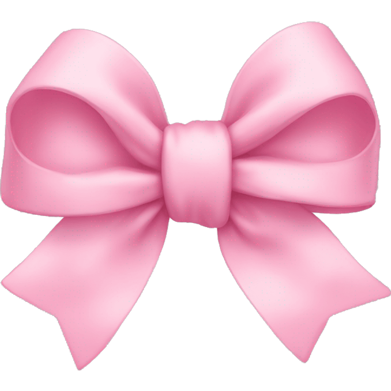 Baby pink bow  emoji