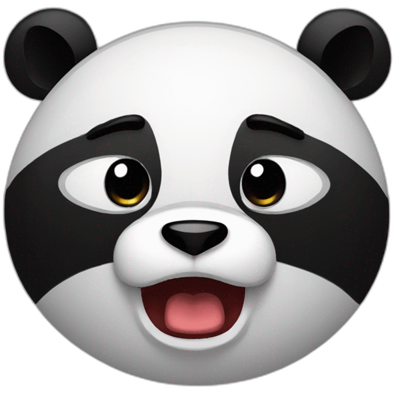 Panda angry emoji