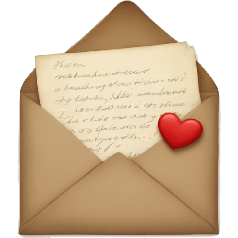 Love letter emoji