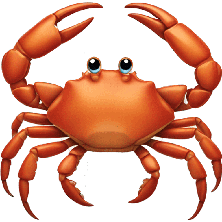 Crab with three claws emoji